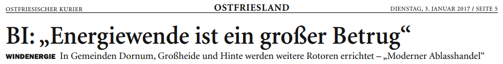 Friesische Ehrlichkeit